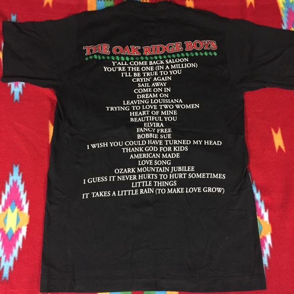 Autographed Vintage Oak Ridge Boys 1996 Tshirt - Picture 7 of 9